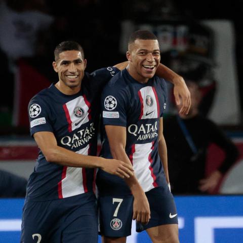 مبابي وحكيمي