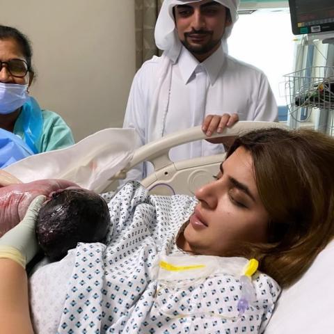 الشيخة مهرة و الشيخ مانع - إنستغرام