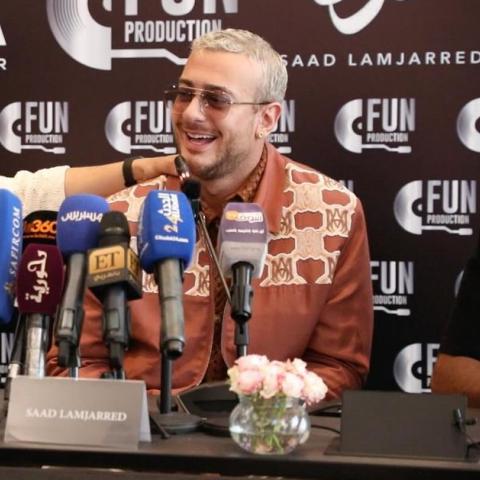 سعد لمجرد وحاتم عمور - إنستغرام