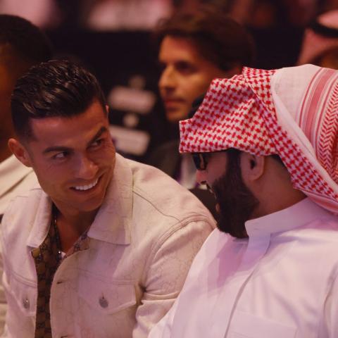 كريستيانو رونالدو ومعالي المستشار تركي آل الشيخ