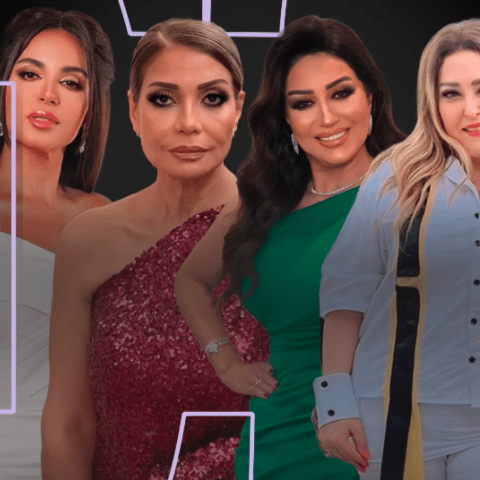 نهال عنبر وسوسن بدر ووفاء عامر ونسرين أمين