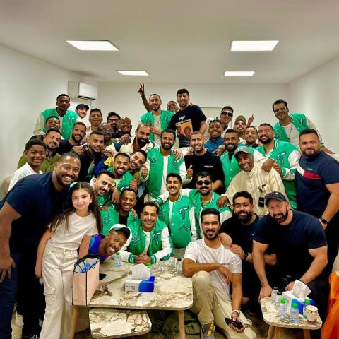 الاحتفال بعودة ناصر الدوسري الى المسرح - صورة من انستقرام