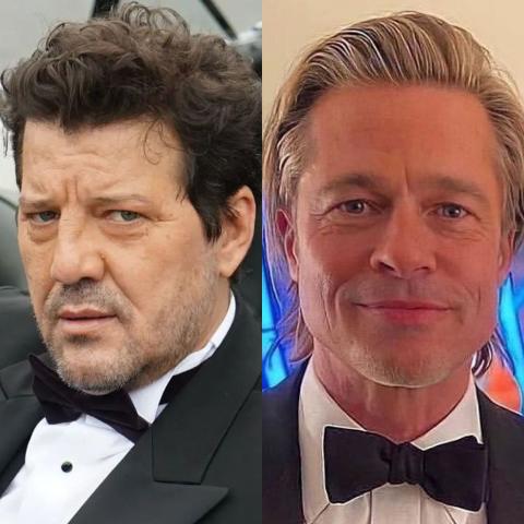 ايلكر اكسوم و براد بيت - صورة معدلة