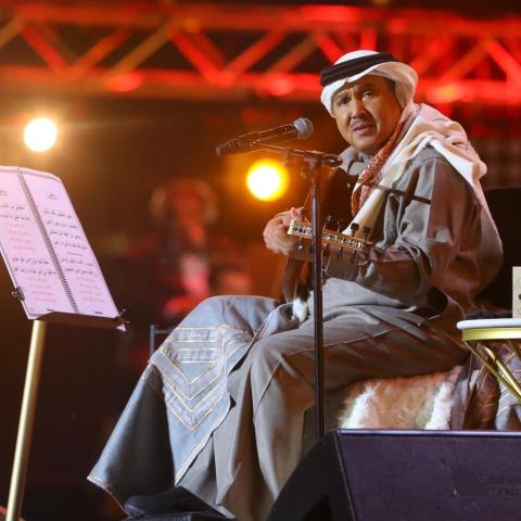 محمد عبده - صورة سابقة له من حفل ليلة المعازيم