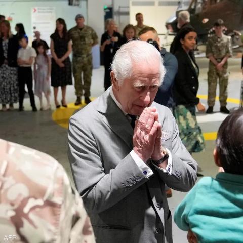 الملك تشارلز - صورة من AFP