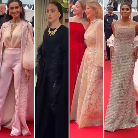 إطلالات المشاهير العرب من مهرجان كان بدورته الـ 77 - صورة معدلة