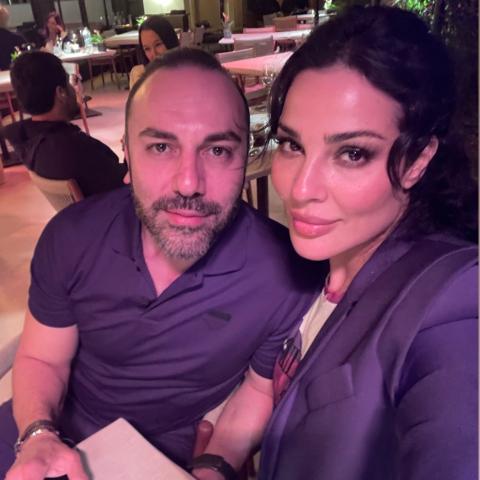 نادين نجيم و خطيبها ناريغ ناربيكيان - صورة من انستقرام