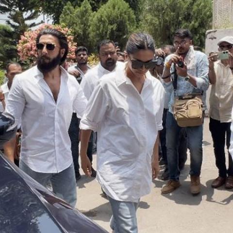 ديبيكا بادوكون و رانفير سينغ - صورة من وكالة ANI الهندية