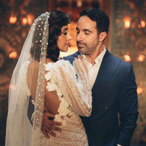 ياسمين رئيس وزوجها أحمد عبد العزيز