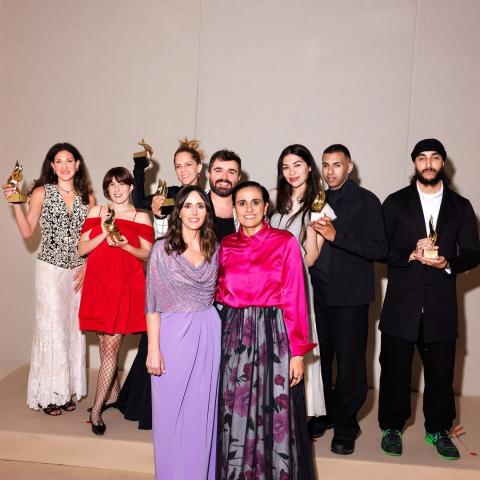 خلال الإحتفاء بالفائزين بجائزة فاشن ترست العربية - صورة من إنستقرام