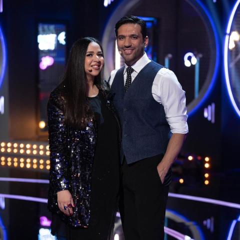 إيمي سمير غانم مع زوجها حسن الرداد - صورة من انستقرام