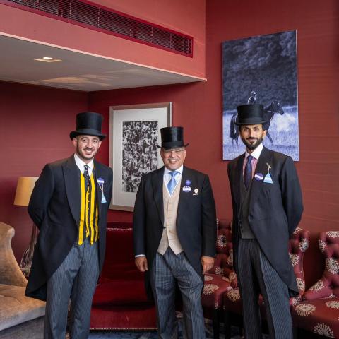 ولي عهد البحرين من رويال أسكوت - صورة من حساب BahrainCPnews على إكس