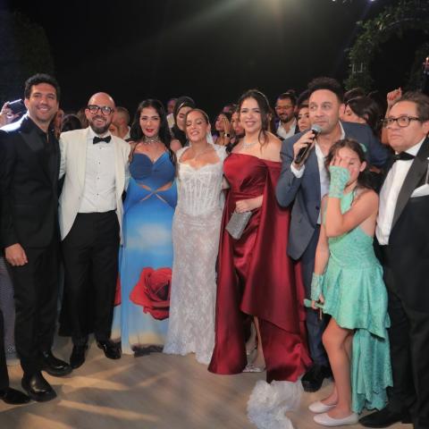 نجوم مصر في حفل وفاف جميلة عوض