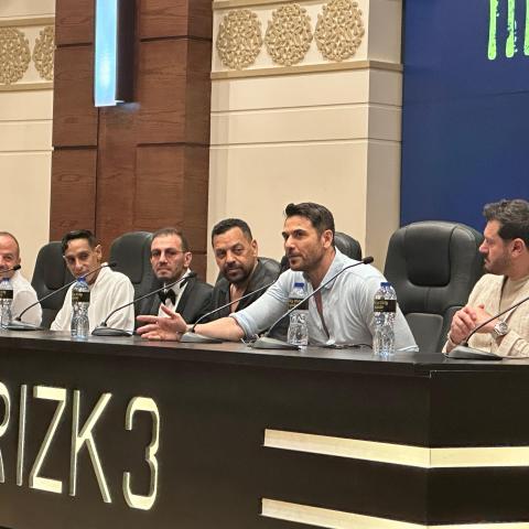 من مؤتمر فيلم ولاد رزق 3