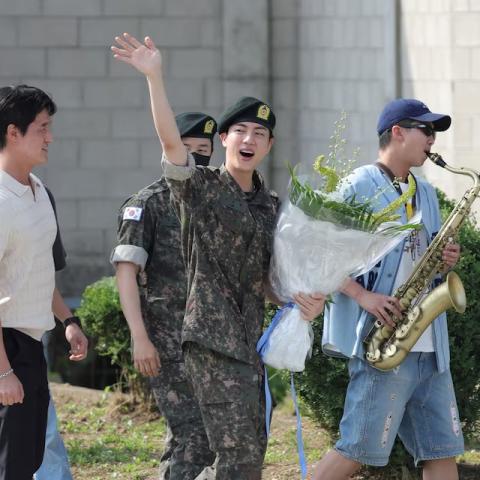 جين من BTS - صورة من رويترز Reuters