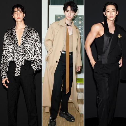 نجوم كوريا ضمن أسبوع الموضة الرجالية في ميلان 2025