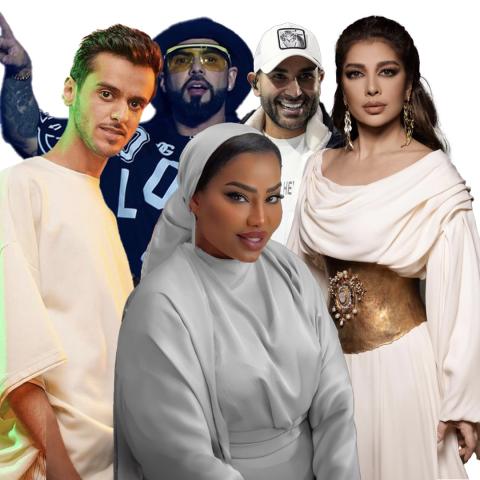 نجوم مهرجان &quot;يلا حبيبي&quot; - صورة معدلة