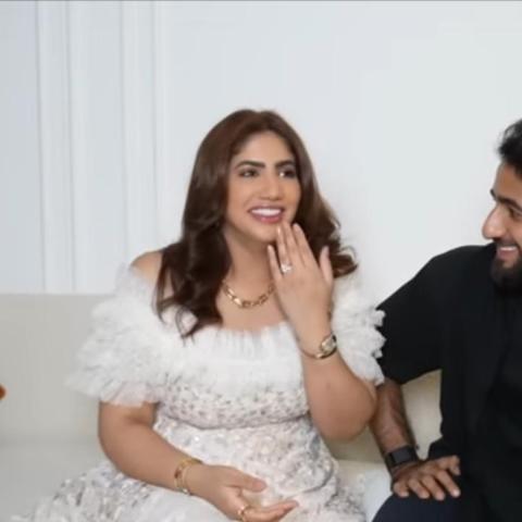 نور ستارز و خطيبها كريم الشريف - صورة معدلة