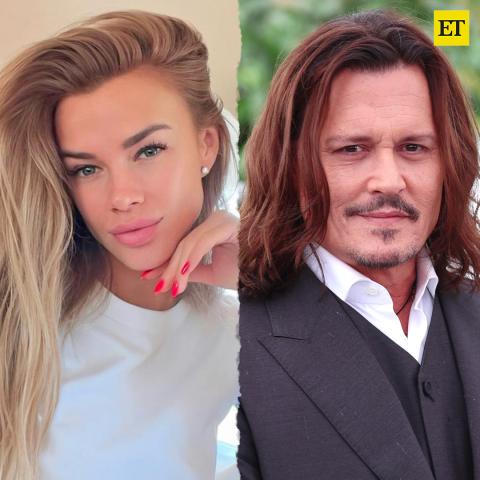 جوني ديب و يوليا فلاسوفا - صورة من حساب ET بنسخته الأمريكية على انستقرام