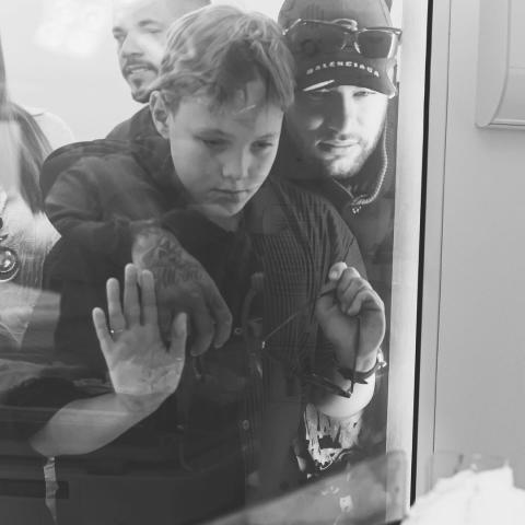 نيمار مع ابنه - صورة من إنستقرام