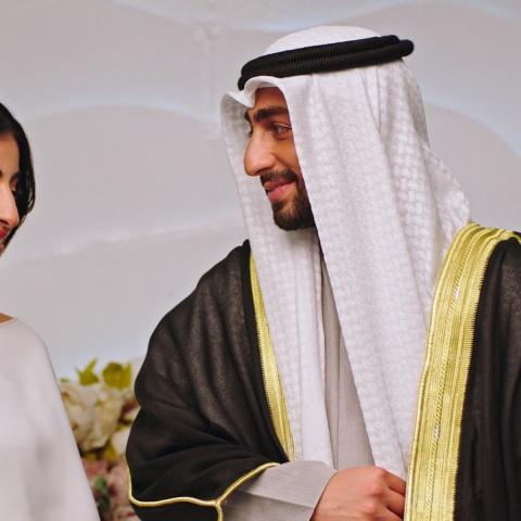 مشهد حفل زفاف فهد الصالح و رهف محمد من مسلسل &quot;متحف يدي&quot;