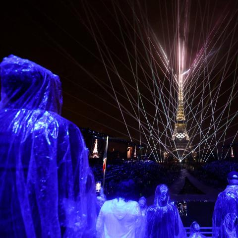 من حفل إفتتاح أولمبياد باريس 2024 - صورة من حساب @reuterspictures على إكس