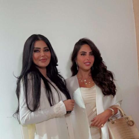 فوز الفهد و ريم عبدالله - صورة معدلة من السوشيال ميديا