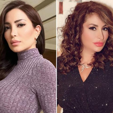ديما بياعة و نسرين طافش - صورة معدلة