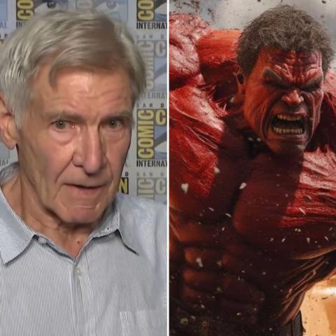 هاريس فورد و قصة الهيكل الأحمر  - صورة معدلة