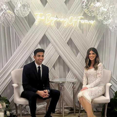 ليلى زاهر و هشام جمال صورة من إنستقرام