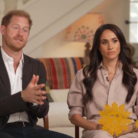 ميغان ماركل و هاري في CBS Sunday Morning's Jane Pauley