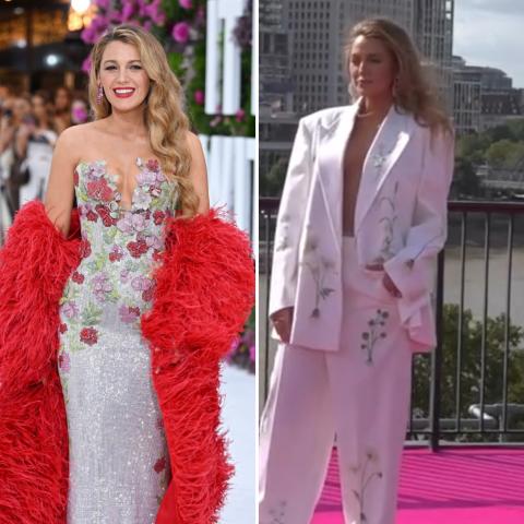 بليك ليفلي - من عرض الفيلم بلندن