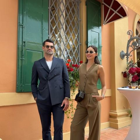 فولكان دميريل وزوجته زينب سيفر - صورة من إنستقرام