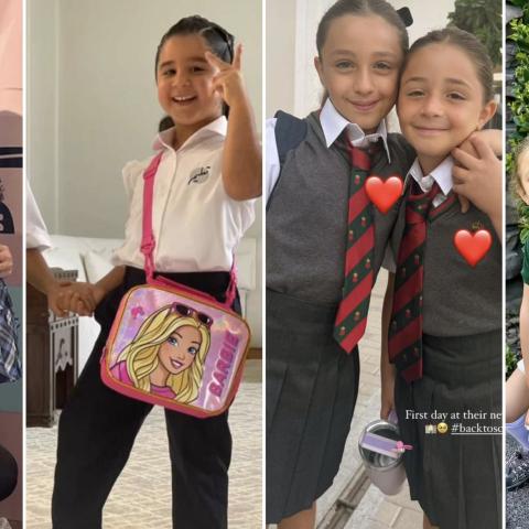 المشاهير و أول يوم مدرسة 2024