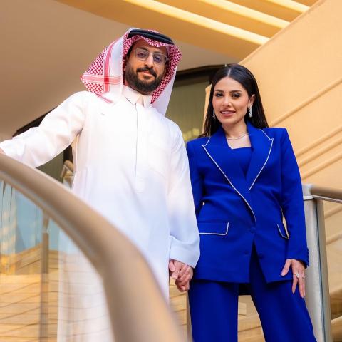 خالد صقر و إلهام علي - صورة من إنستقرام