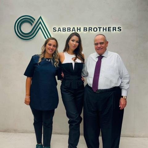 دانييلا رحمة مع شركة الصباح إخوان - صورة من x