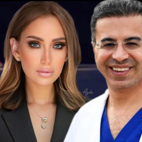 الدكتور نادر صعب و ريهام سعيد