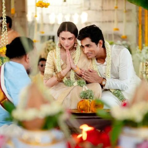 زفاف أديتي راو حيدري وسيدهارث