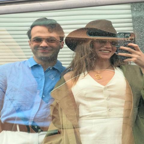 سيريناي ساريكايا و حبيبها مارت ديمير - صورة من انستقرام