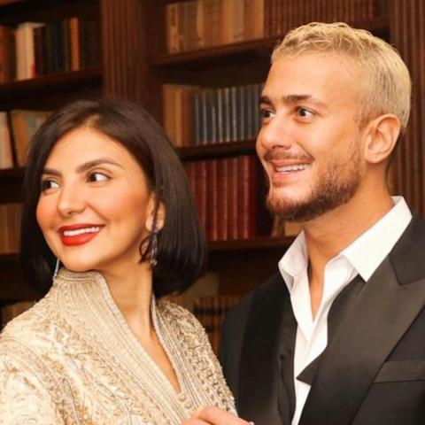 سعد لمجرد وزوجته غيثة العلاكي - صورة من إنستقرام