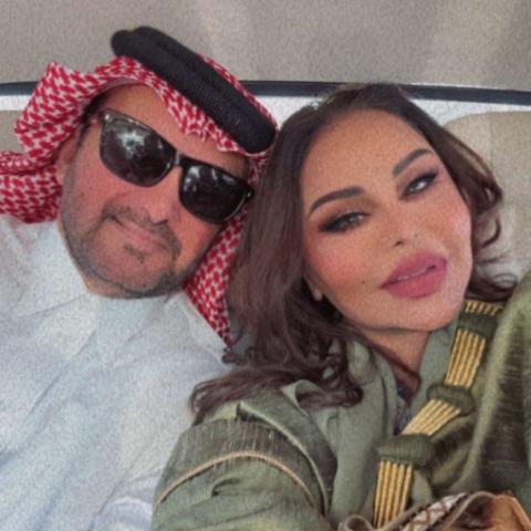 أحلام تحتفل بعيد ميلادزوجها مبارك الهاجري - صورة من سناب شات