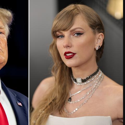 تايلور سويفت ودونالد ترامب