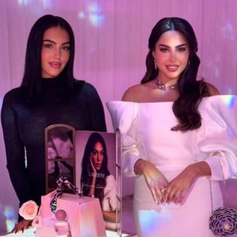 جورجينا رودريغيز  و فوز الفهد - صورة معدلة