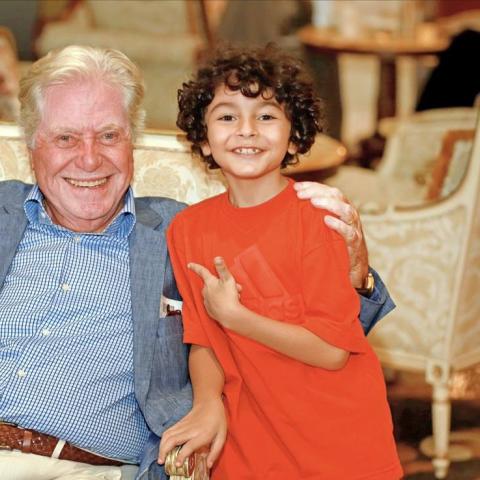 جان رامز مع حسين فهمي - صورة من انستقرام