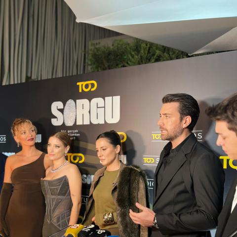 نجوم مسلسل التحقيق - صورة بـ كاميرا ET بالعربي