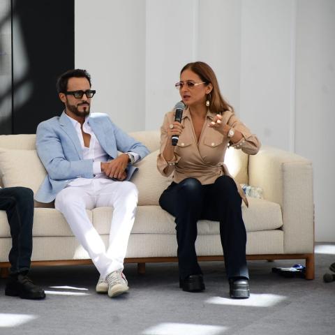 خلال حضورهم ندوة &quot;تأثير العمل الدرامي على المجتمع&quot;