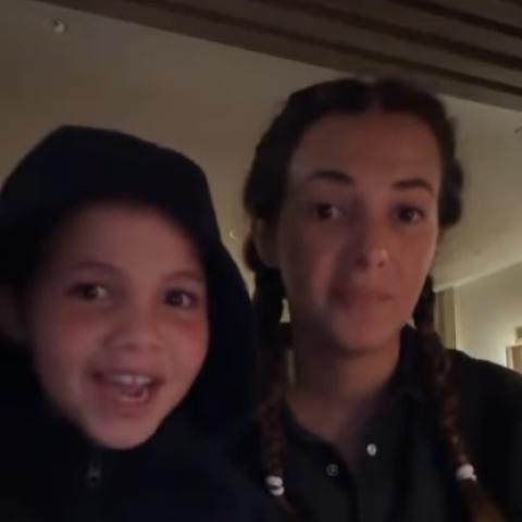 دنيا سمير غانم مع ابنتها كايلا