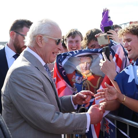 الملك تشارلز - صورة من حساب RoyalFamily على إكس