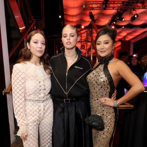 لوفي و رينيه راب و أىشلي بارك - صورة متداولة على إكس