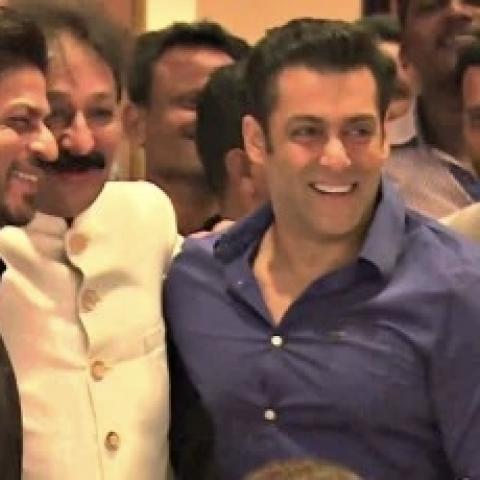 سلمان خان و شاروخان و بابا صديق